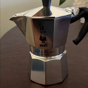 Silver Stovetop Espresso Maker